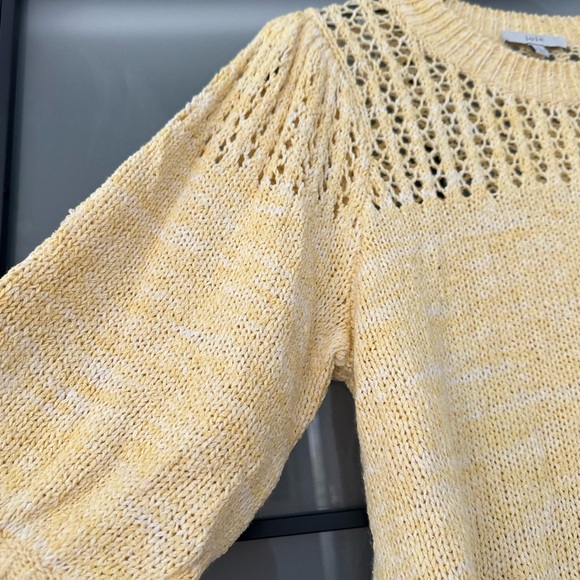 Joie Yellow Una Crochet Sweater - Picture 4 of 4